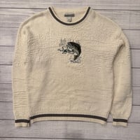 Image 1 of Vintage Jumping Bass Sweater - L