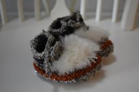 Image 2 of Wool Booties - 0-6 months - Handmade in Ireland