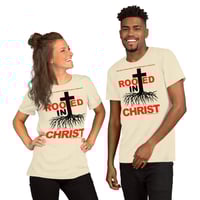 Image 5 of Rooted In Christ Light Unisex t-shirt