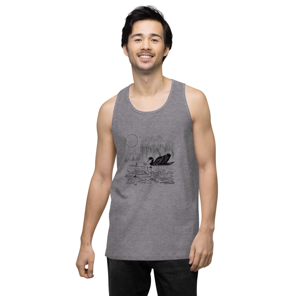 Swan Lake Men’s premium tank top