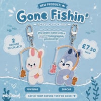 Gone Fishin' Keychain
