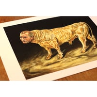 “A study of Steve Bull “  signed limited edition Giclée fine art print 