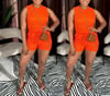 Orange/Rust 2pc Set (Great Stretch) SMALL & MED