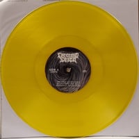 Image 3 of Creeping Death - Edge of Existence LP New Sealed - Highlighter Yellow press