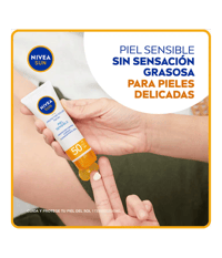 Image 3 of Nivea Protector Solar Sensible Protector Solar Facial SPF 50 Sin Sensación Grasosa