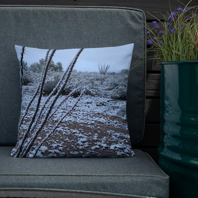 Desert Snow-Premium Pillow 1
