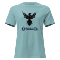 Image 1 of Women's Relaxed T-Shirt, Untamed Raven Gothic Tee