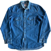 Image 1 of LEVI’S DENIM SHIRT ORANGE TAB 1980 OG (L)