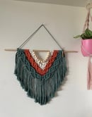 Image 3 of Tri-color macrame wall hanging