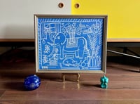 Image 1 of “Elephant Story”, Mixed Media Drawing