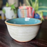 Image 1 of Milk Glass Serving Bowl