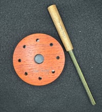 Image 2 of Paduak Black slate over glass/ 2 piece webwood striker