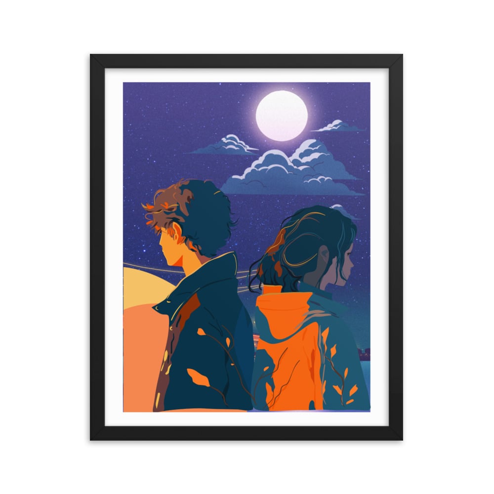 ZEN EXP - “Midnight Luv” Framed poster