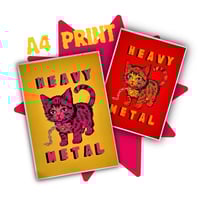 Image 1 of Heavy Metal Pussy Print
