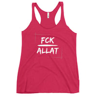 Image 2 of FCK ALLAT Women's Racerback Tank copy