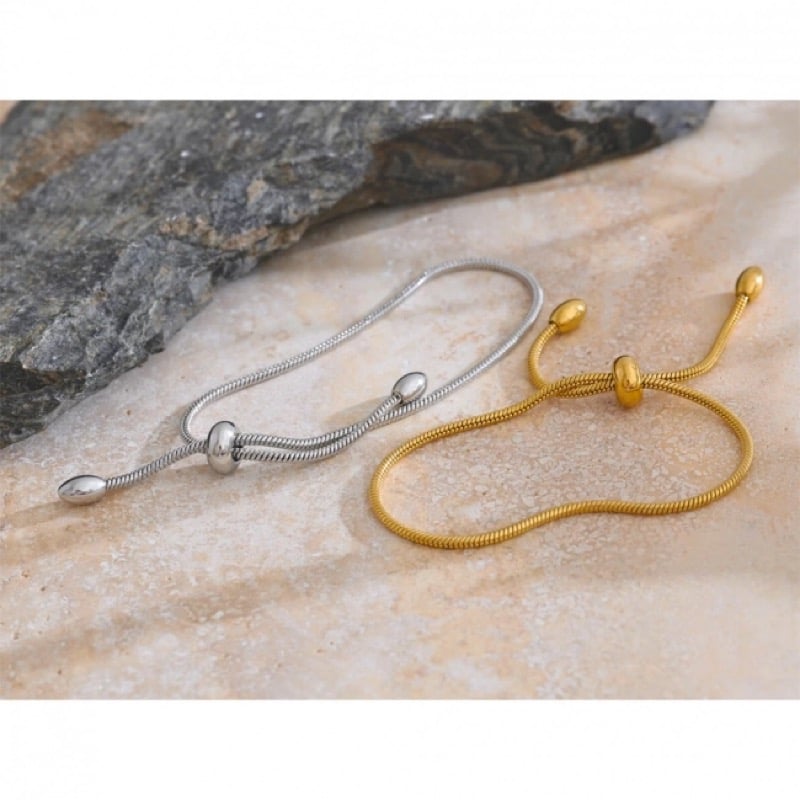 Image of GABRIELA 18ct Gold Plated Tennis Bracelet