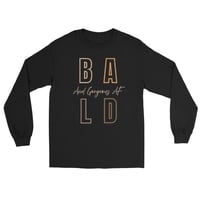 Image 3 of BALD/GORGEOUS AF Men’s Long Sleeve Shirt