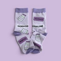 Image 1 of Emotional Support Socks - Noradrenaline 