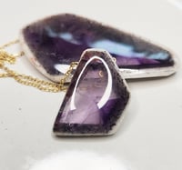 Image 1 of Phantom Amethyst Amulet Necklace