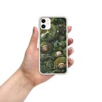 Image 8 of Flora and Fauna Goblincore Grunge Snails and Moss Clear Case for iPhone®