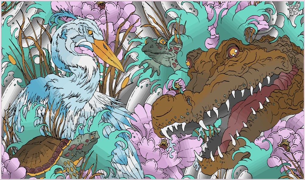 Handdrawn TCG Mat PREORDER