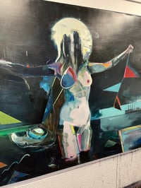 Image 2 of Painting / maleri / “Trying to look good limits my life III” / 140x182 cm