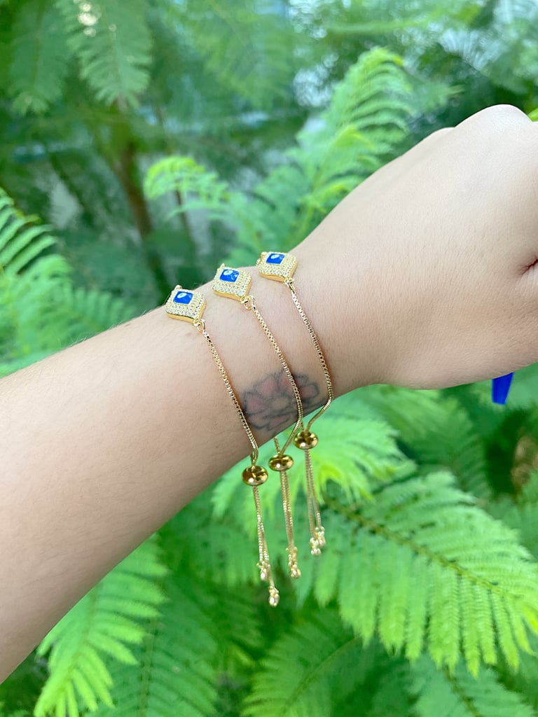 Evil Eye Slider Bracelet Image 2