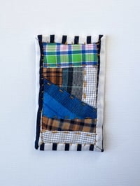 Image 1 of Business Card No. 4 - tiny art quilt 