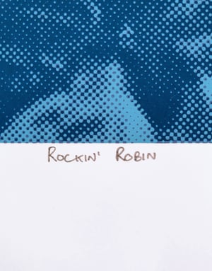 Image of "ROCKIN' ROBIN" - Adam West Batman Limited Edition Screenprint
