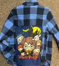 Children's Vintage Blue Flannel Shirt Harry Potter