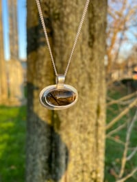 Image 3 of Rutilated Quarts Oval Pendant 