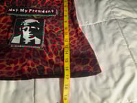 Image 3 of Not My President leopard halter top