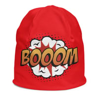 BOOM RED BEANIE 