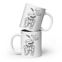 Image 2 of White glossy mug I begeth 