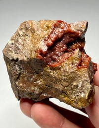 Image 4 of Red Botryoidal Chalcedony Specimen Peru #2455