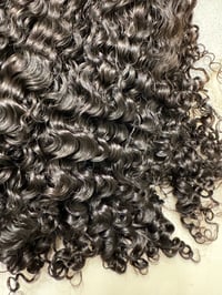 Image 6 of 14 inch COILY CURLY BOB with KINKY COILY EDGES 8X6 HD LACE CLOSURE WIG