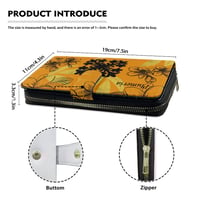 Image 3 of Women's Hawaiian Plumeria Print Flap Wallet 