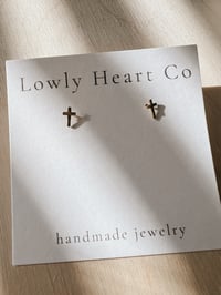 Mini Cross Studs
