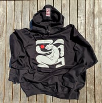 Image 1 of Hare Hoodie black & white