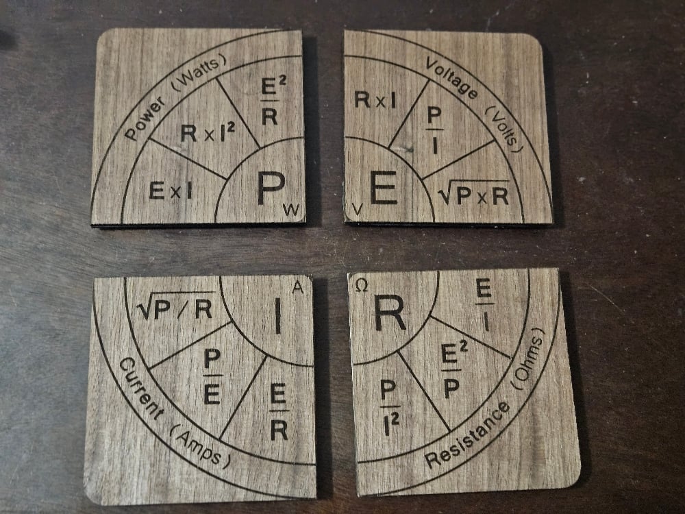 Image of Ohm's LAw Coasters