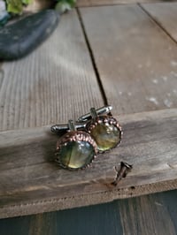 Image 4 of Labradorite Cufflinks 