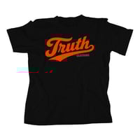 “Team Truth” T Shirt | Black/Orange/Grey
