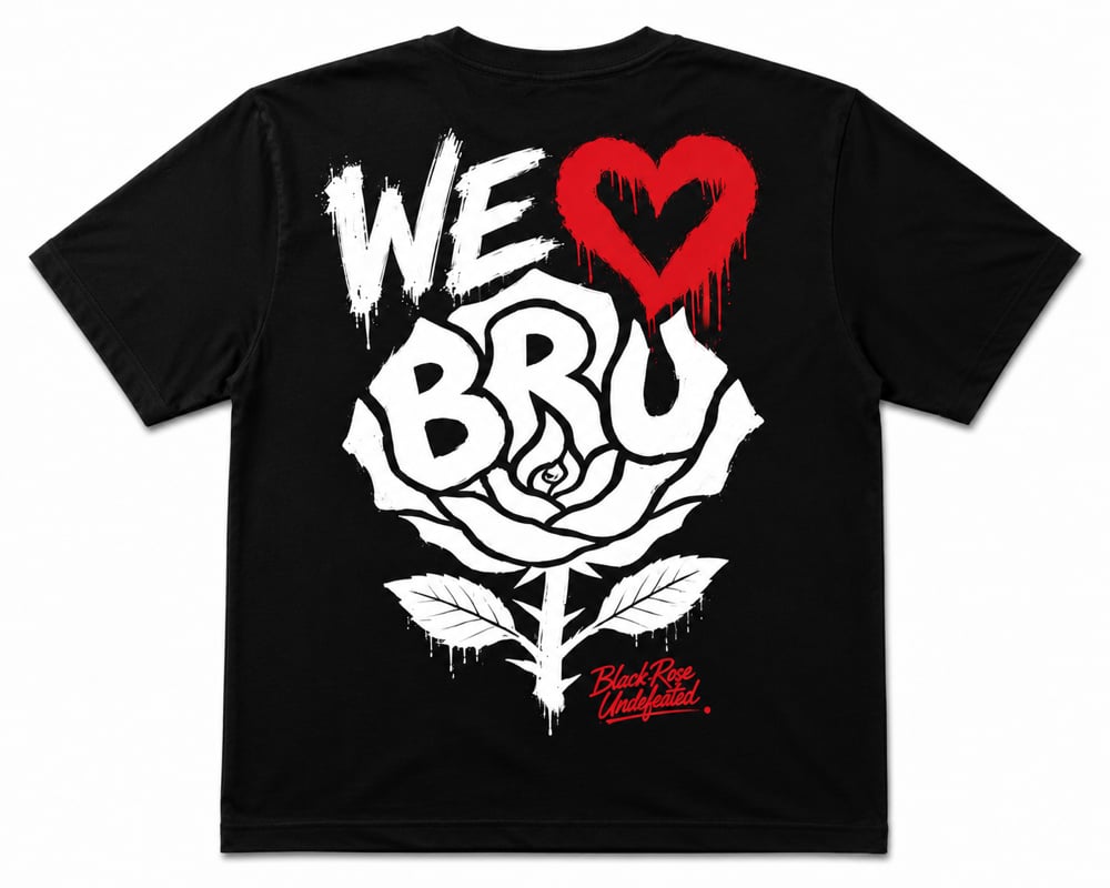 Image of WE LOVE BRU (BLACK)