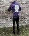 Image of PURPLE “HOOD$KI” HOODIE