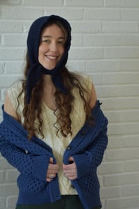 Image 15 of Wool Neckerchief - Hand-knit in Ireland 
