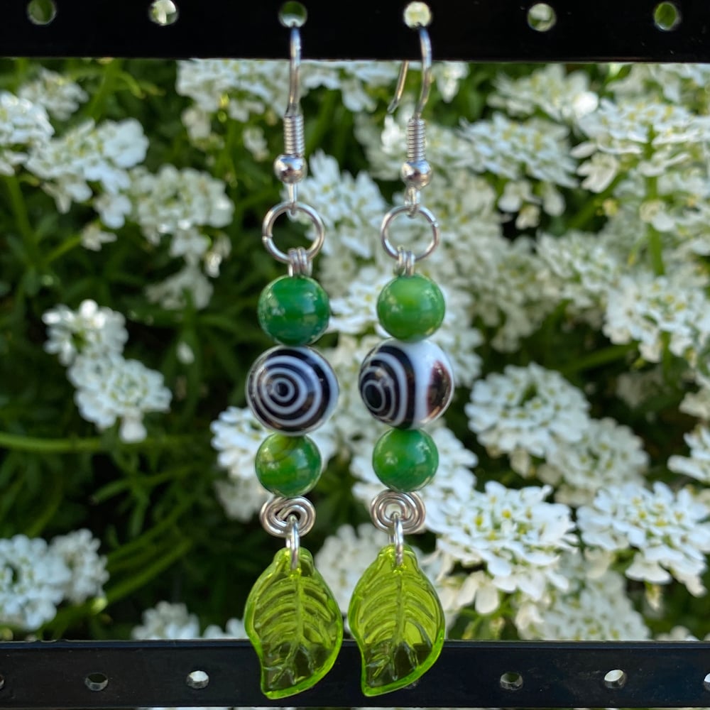 Image of hypnotic trees earrings