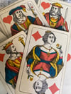 Jeu de 32 cartes ancien, Muller & Cie, début 1900