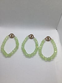 Image 1 of  Christian Frosted Beaded Bracelets 