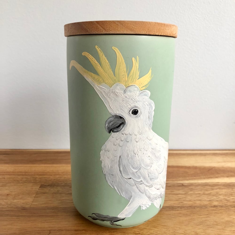 Sulphur Crested Cockatoo Canister