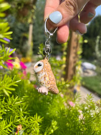 Image 2 of Barn Owl Keychain
